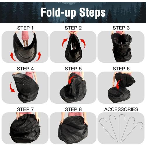 Single Person Pop Up Tent, 1 Person Mosquito Net Tent