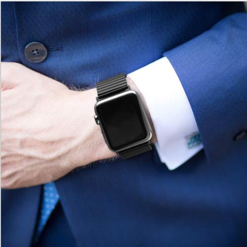 Compatible with Apple Watch Band 42mm/44mm/38mm/40mm, Stretchables Stainless Steel Stretch Watch Band, Metal Expansion Apple Watch band Compatible with iWatch Series 6/5/4/3/2/1/SE