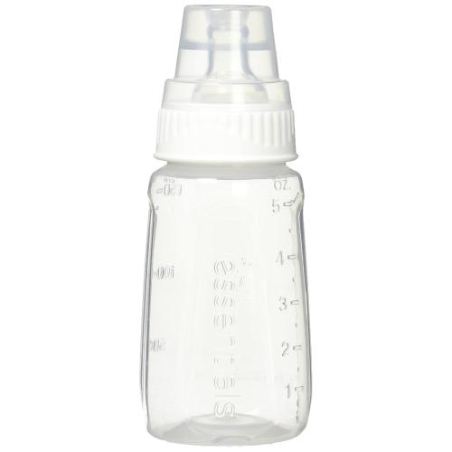 NUK Gerber First Essentials Clear View Silicone Bottle, Slow Flow, 5 oz