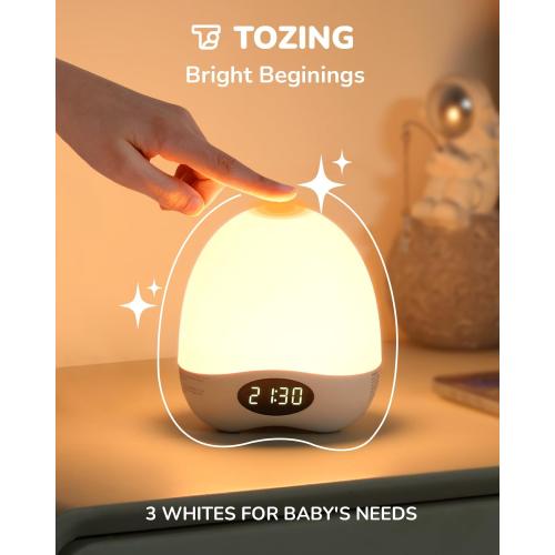 Egg Night Light for Nursery, Portable Rechargeable Baby Nightlight with Touch Control & RGB Color Changing, Dimmable Breastfeeding Lamp with Timer, Cute Wireless Night Light, Newborn Essentials