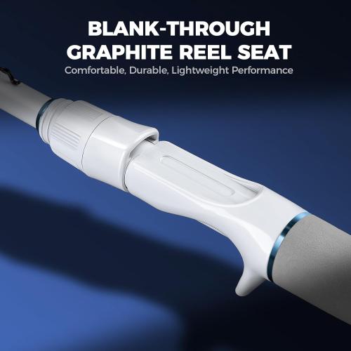 KastKing Centron Lite Twin Tip Fishing Rods, IM6 Graphite Blanks, Twin Tip Fishing Rods, Stainless Steel Guides with Ceramic Rings, Split or Full Rear EVA Handle Design, Drop Shot Hook Keeper