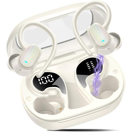 AI Translation Earbuds Real Time, 164 Language Translator Earbud with Audio and Video Calls, 3-in-1 Buletooth 5.4 Translation Headphone with APP, 50H AI Ear Buds Translator Device for Business, White