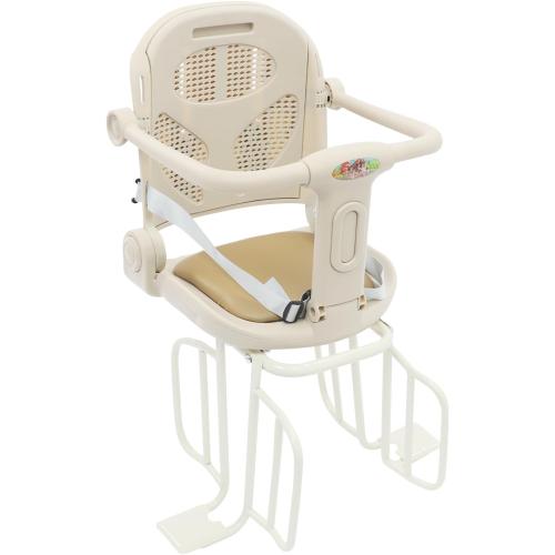 Rear Child Bike Seat, Back Mounted Kid's Bike Seat with Armrest Foot Pedals, Backrest Angle Adjustable, Rear Child Carrier Bike Chair for Children 1~8 Years, Load 66.14 lbs Coffee‼️incomplete‼️
