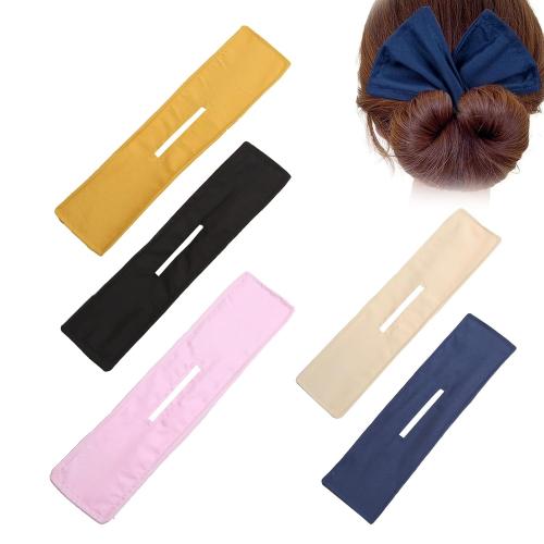 5 Pieces Hair Bun Maker,Bun Makers for Women's Hair Twist Hair Clips Lazy Hair Curler Bun Maker,Messy Bun Maker for Women's Long Thick or Thin Hair (Ginger Yellow,Black,Beige,Pink,Navy Blue)