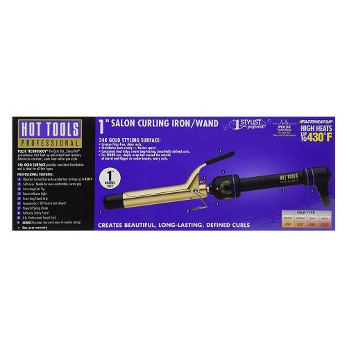 Hot Tools l # 1181 Spring Grip 1 Professional Curling Iron
