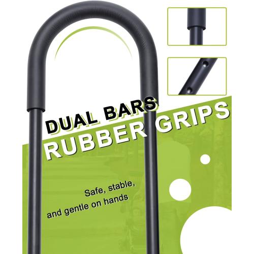 Children's Cycling Bike Safety Trainer Handle | Ergonomic Push Bar, 6 Heights Adjustable, Easy Install, Durable High Carbon Steel