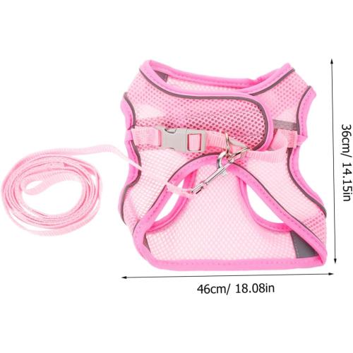 BESPORTBLE Dog Harness Leash Outdoor Walking Harness Pet Vest Reflective for Dogs for Pets