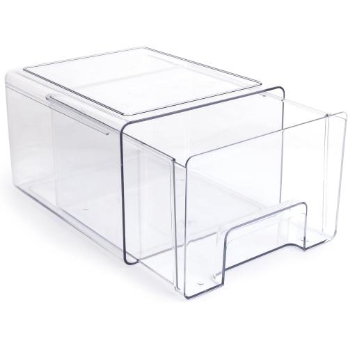 Smart Design Pull-Out Stackable Storage Bin