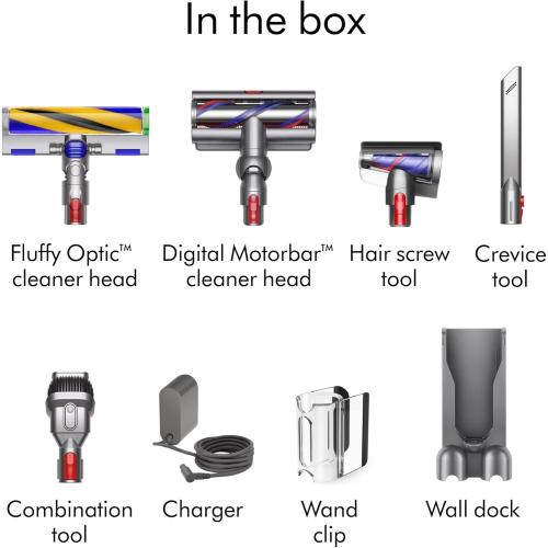 Dyson V15 Detect Total Clean Extra (Renewed Premium), Yellow/Nickel