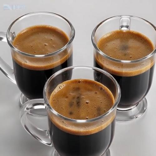 Clear Glass Coffee Mugs Set of 4, Diner Mugs16 OZ, Large Glass Beer Cups with Handle,Bottom Nine-Sided Mug for Men and Women Hot Beverages,Tea, Cappuccino, Latte, Espresso, Juice Mothers‼️one missing‼️
