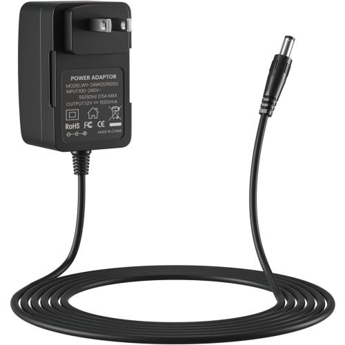 12V 1.5A Power Supply Charger Adapter for Yamaha PA130 PA150, Power Cord for Yamaha PSR, YPG, YPT, DGX, DD Series Keyboard - Only Compatible for Listed Models (9.8Ft Long Cord)