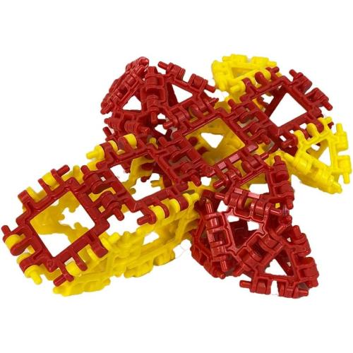 That Hinge Toy 82 Piece Green   Orange Set, Animal   More STEM Construction Toy Building Set