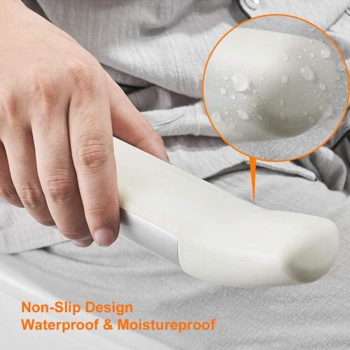 Toilet Grab Bar 29.5Inch, Stainless Space Aluminum Strong Bathtub Safety Rails Shower Grab Bars Handle for Elderly Seniors, Flip-Up Bathroom Hand Support, Handrails Arms Sturdy Mounted Bath Grips