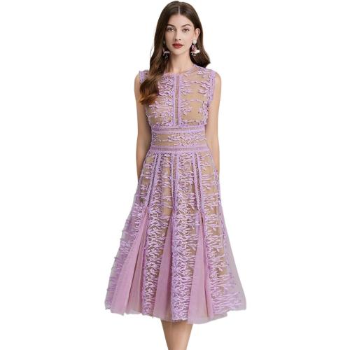 Size M LIILSTUDIO Lace Embroidery mesh Camisole Dress Summer