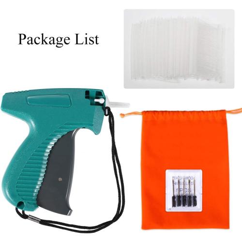 Price Tagging Gun for Clothing,(Not Stitch Gun) Standard Retail Price Tag Attacher Gun for Clothes with 6 Needles & 1000pcs 2 Barbs Fasteners for Store