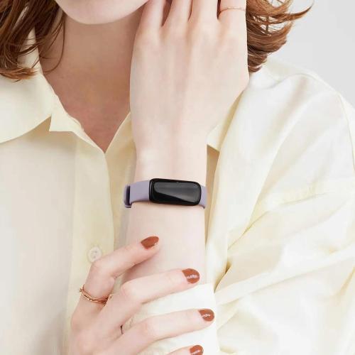 Meliya for Fitbit Inspire 3 Bands Women Men, Soft Silicone Adjustable Wristband Replacement Sport Straps Compatible with Fitbit Inspire 3 Fitness Tracker