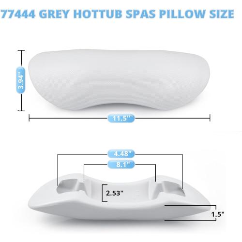 77444 1285201 Hot Tub Spa Head Rest Pillow Fits Hot Spring Watkins Hot Spot