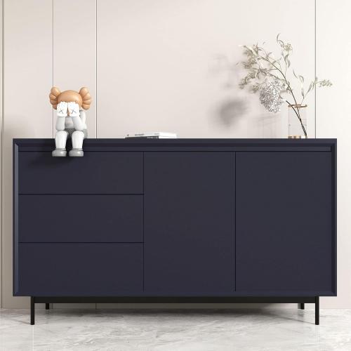 Decotalk 17.7x400 Inch Navy Wallpaper Peel and Stick Dark Blue Wallpaper Removable Dark Blue Contact Paper for Cabinets, Solid Blue Wallpaper for Bedroom Solid Blue Wall Paper Self Adhesive