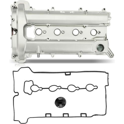 A-Premium Engine Valve Cover Compatible with Chevy GMC Buick 2.4L - 2010-2017 - Equinox Terrain Malibu Captiva Sport Impala LaCrosse Regal Verano Orlando, with Gasket & Cap, Replace # 12610280