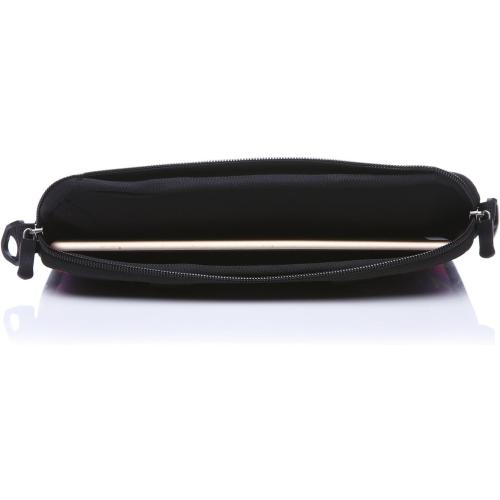 10-Inch Laptop Shoulder Sleeve Case and Tablet Bag for most 9.7 10 10.1 10.2 Ipad/Notebook/eBook/Readers (black red fish)