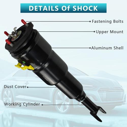 Front Right  and left Air Suspension Shock Absorber Struts Replacement for Lexus LS460 LS460L 2WD RWD 2006-2017 4801050240