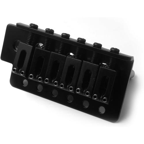 52.5mm Guitar Tremolo Bridge Set for Fender Strat Squier Electric Guitar Replacement (Black)