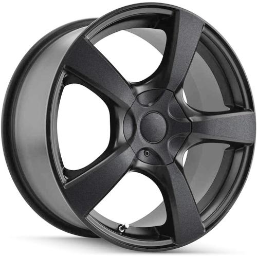 VViViD Auto Rim Air-Release Adhesive Vinyl Wrap 24 Inch x 30 Inch 4 Sheet Pack (Matte Metallic Charcoal)