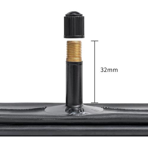 YUNSCM 28/29 Heavy Duty Bike Tubes AV32mm 29x1.75/2.4 28x1.75/2.4 (45/62-622) Schrader Valve Bicycle Tubes Compatible with 28/29x1.75/1.95/2.0/2.1/2.125/2.25/2.3/2.40 Bike Tire Tubes-2 PCS