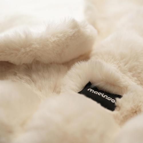 Super Comfort Oversized Warm Thick Bubble Luxury Plush Rabbit Faux Fluffy Blanket,Soft  for White, queen 90x90)