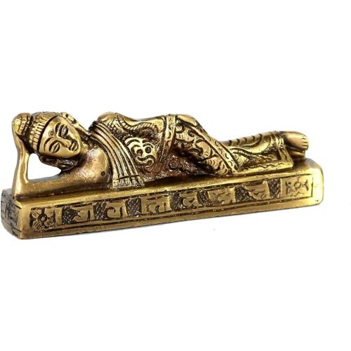 Brass Sleeping Buddha Statue