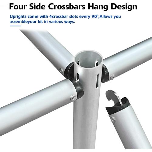 Pipe and Drape Backdrop Stand,8ft x 10ft Backdrop Stand, Adjustable Metal Heavy Duty Wedding Background for Parties Birthday Party Baby Shower Wedding Decorations