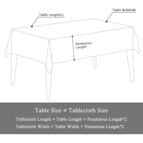 Melodieux Herringbone Jacquard Rectangle Tablecloth Waterproof Holiday Table Cover, Spill Oil Resistant Wrinkle Free for Kitchen Dining Party Tabletop Decoration, 52 x 70, Blue