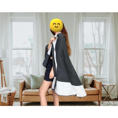 h Blanket Soft Throw Blanket Faux Fleece Cashmere Plaid Warm Shawl Thick Knitted Plush Cozy Comfy for Women Throw Blanket for Sofa Couch Bed Queen King Size 55x66 in (Navy Blue)