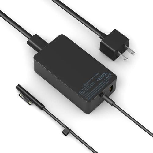 65W Surface Pro Laptop Charger-for Microsoft Surface Pro Charger Windows Surface Laptop 7,6,5,4,3,2,for Microsoft Surface Pro10,9,8,7 ,7,6,5,4,3,X,Surface Book3,2,1,Surface Go Tablet,Support 44W,10FT
