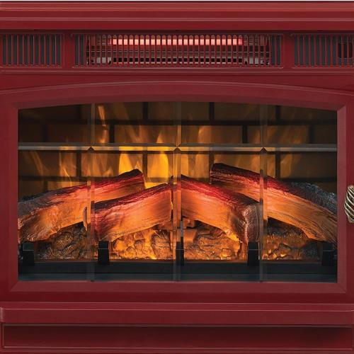 duraflame Freestanding Electric Fireplace Stove Heater with 3D Flame Effect for 1,000 Sq. Ft. Cinnamon
