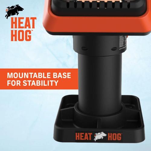 Heat Hog 4,000 BTU Portable Propane Radiant Space Heater, Indoor, Outdoor, Garage, Camping, Outdoor Sports, Boating, RVs, Angled Design, Gas Powered