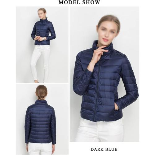Size 4XL Women's Autumn Winter Jackets Cropped Jackets Down Jackets Packable Lightweight Tops