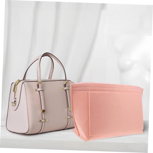 Felt Tote Bag Organizer Insert Multi Pocket Purse Organizer for Tote Bags Sturdy Felt Liner with Various Compartments for Travel Cosmetics and Daily Essentials
