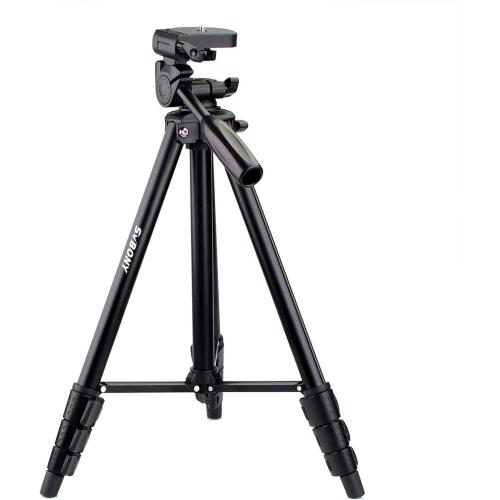 SVBONY SV101 Spotting Scope Tripod 54 inches Travel Tripod Digital SLR Camera Video Spotting Scope Aluminum Alloy Portable Anti-Skid Tripod for Photograph with Carrying Bag
