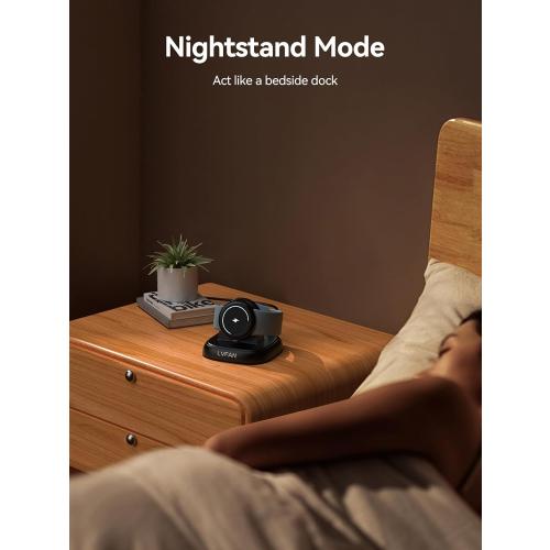 LVFAN Charger for Pixel Watch 3 2 & Fitbit Sense 2 / Versa 4 3, Charging Cable Charger Replacement Accessories, Charger Stand Dock for Google Pixel Watch 3 2 & Fitbit Versa 4 3 / Sense 2 / Sense