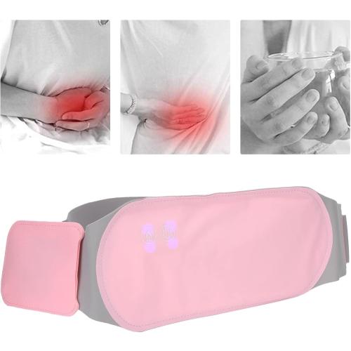 Heated Waist Belt,Electric Heating Belt Plush Electric Heating Waistband Hot Compression Moxibustion Uterine Warming Belt with Adjustable Temperature 45-65℃