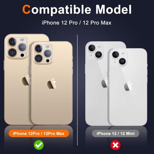 UniqueMe [ 3 Pack] Compatible with iPhone 12 Pro Max 6.7 Camera Lens Protector Tempered Glass,[Case Friendly][New version][Scratch-Resistant][Easy Installation] -Golden