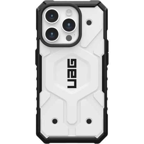 URBAN ARMOR GEAR UAG [Updated Ver] Compatible with iPhone 15 Pro Case 6.1 Pathfinder White Built-in Magnet Compatible with MagSafe Charging Rugged Military Grade Dropproof Protective Cover