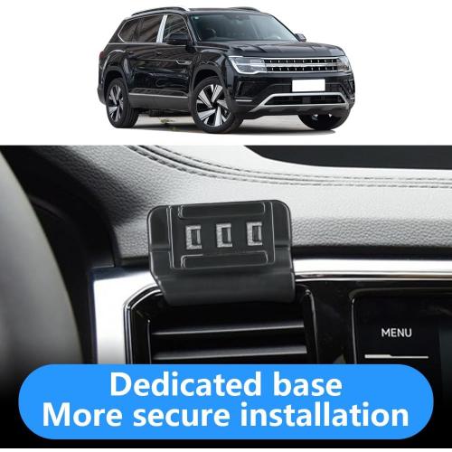 Car Phone Holder for Volkswagen Atlas 2018-2023 and VW Atlas Cross Sport 2020-2023 Auto Interior Accessories Best Cell Phones Mount Cellphone Mobile Cradle Charging Navigation Bracket Accessory
