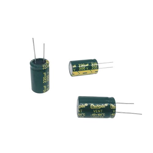 5pcs 200V 220uF 18x30mm Aluminum Electrolytic Capacitors