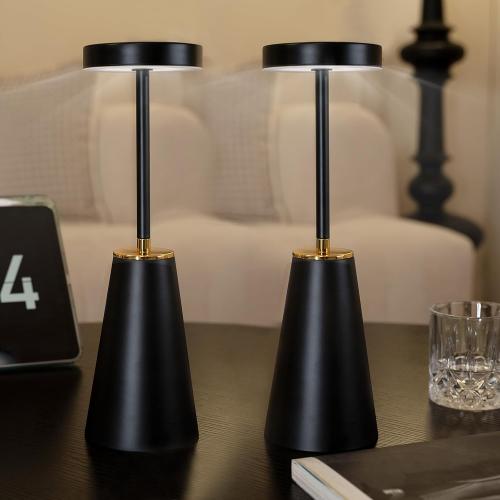 Touch Desk Lamps for Bedroom, Cordless Table Lamps for Nightstand with USB Rechargeable Battery, Dimmable Bedside Lamps Set of 2 & LED Desk Light for Bar Cafe Camping Office Living Room Outdoor