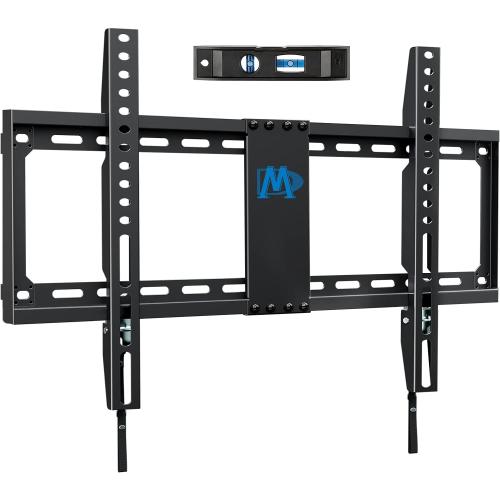 Mounting Dream TV Mount Fixed for Most 42-84 Inch Flat Screen TVs, TV Wall Mount Bracket up to VESA 600 x 400mm and 132 lbs - Fits 16/18/24 Studs - Low Profile and Space Saving MD2163-K