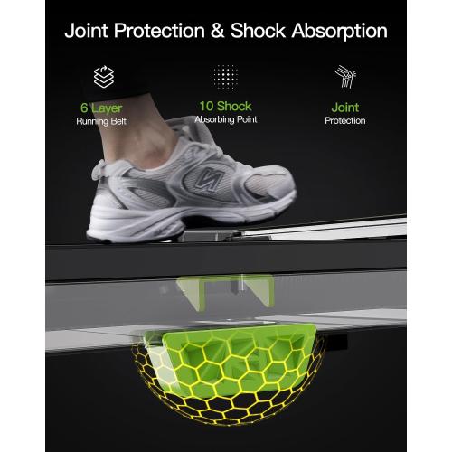 Walking Pad with Incline, Under Desk Treadmill for Home, 2.5HP Portable Treadmills with Remote Control, 4 in 1 Incline Treadmill with LED Display
