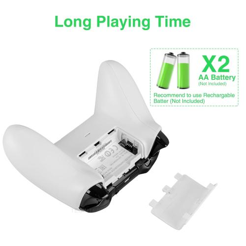 vaomon Controller Wireless PC Game Controller Compatible with Xbox One,Xbox Series X/S,3.5mm Audio Jack,3D Joystick(White)