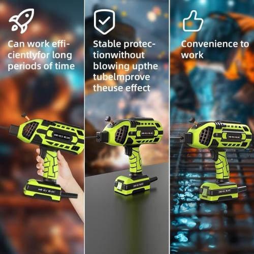 AIME Handheld Welder Machine, 110V Portable Welding Machine with IGBT Inverter 6 Variable Current Adjustment(Black Green)